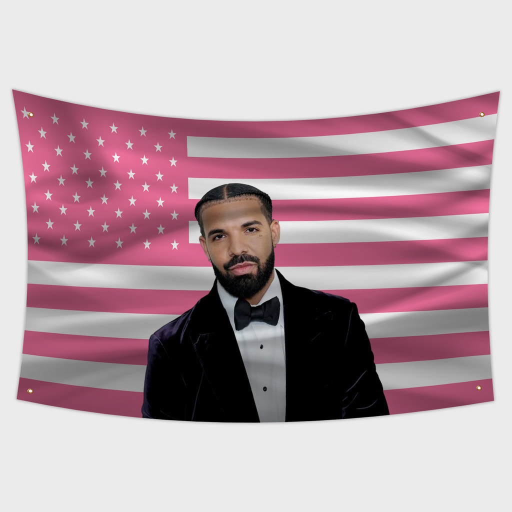 Drake Pink American Flag