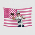 Drake Maye Pink American Flag
