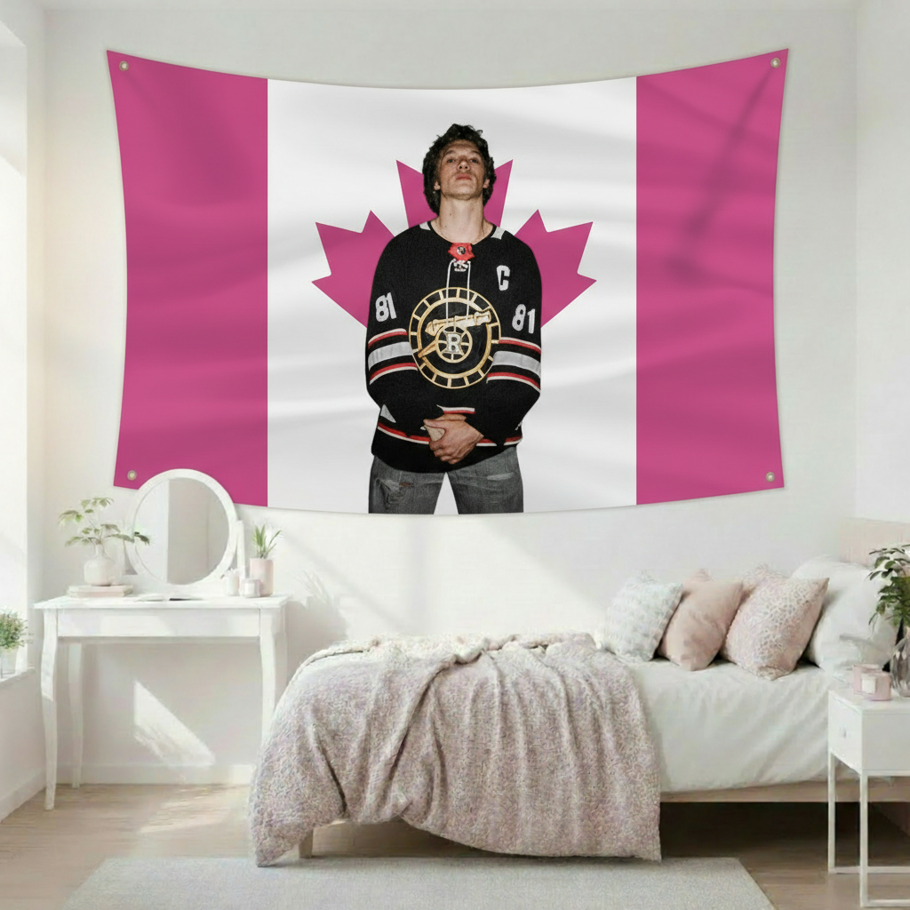 Heated Rivalry Ilya Pink Canadian Flag