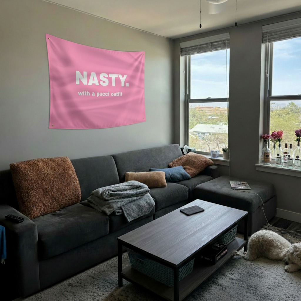 Nasty with a Pucci Outfit Pink Flag