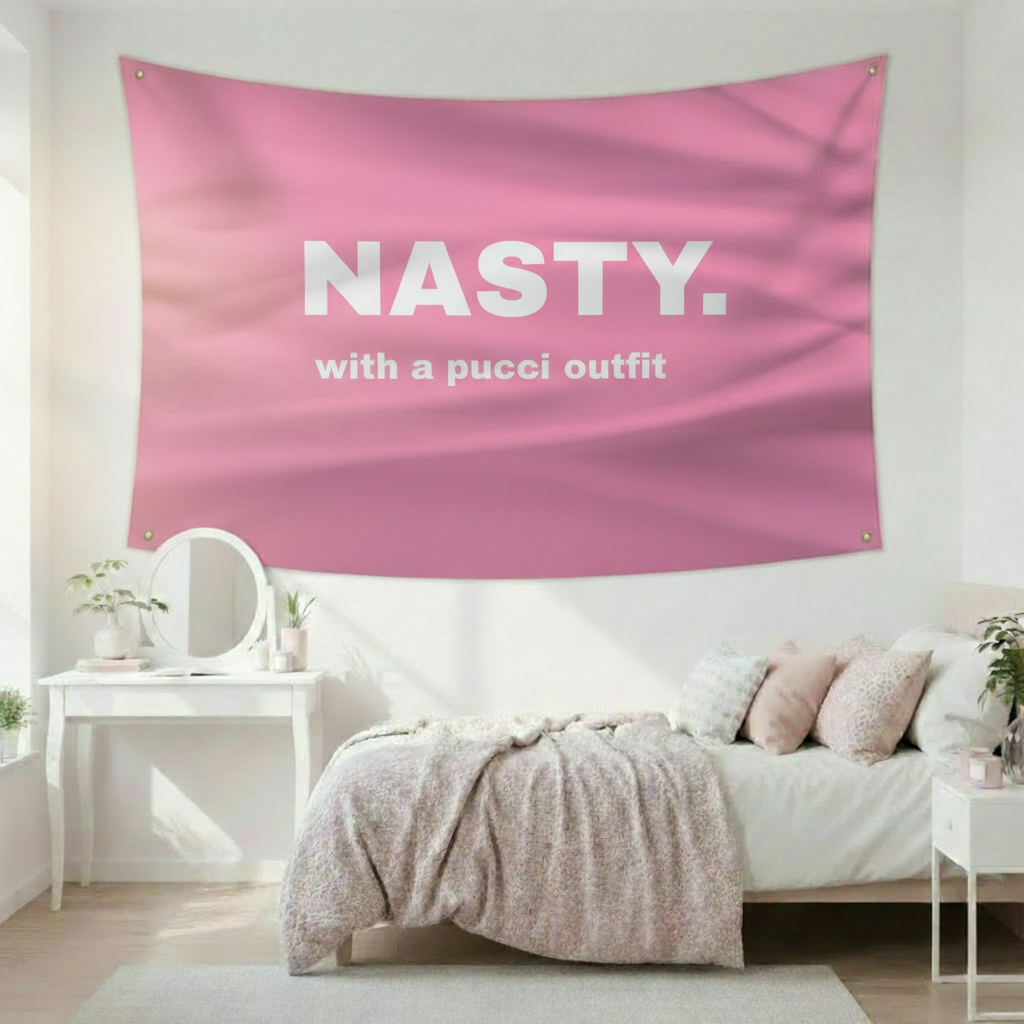 Nasty with a Pucci Outfit Pink Flag