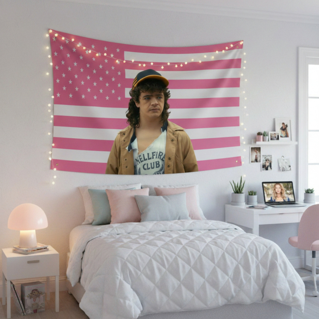 Stranger Things Dustin Henderson American Flag