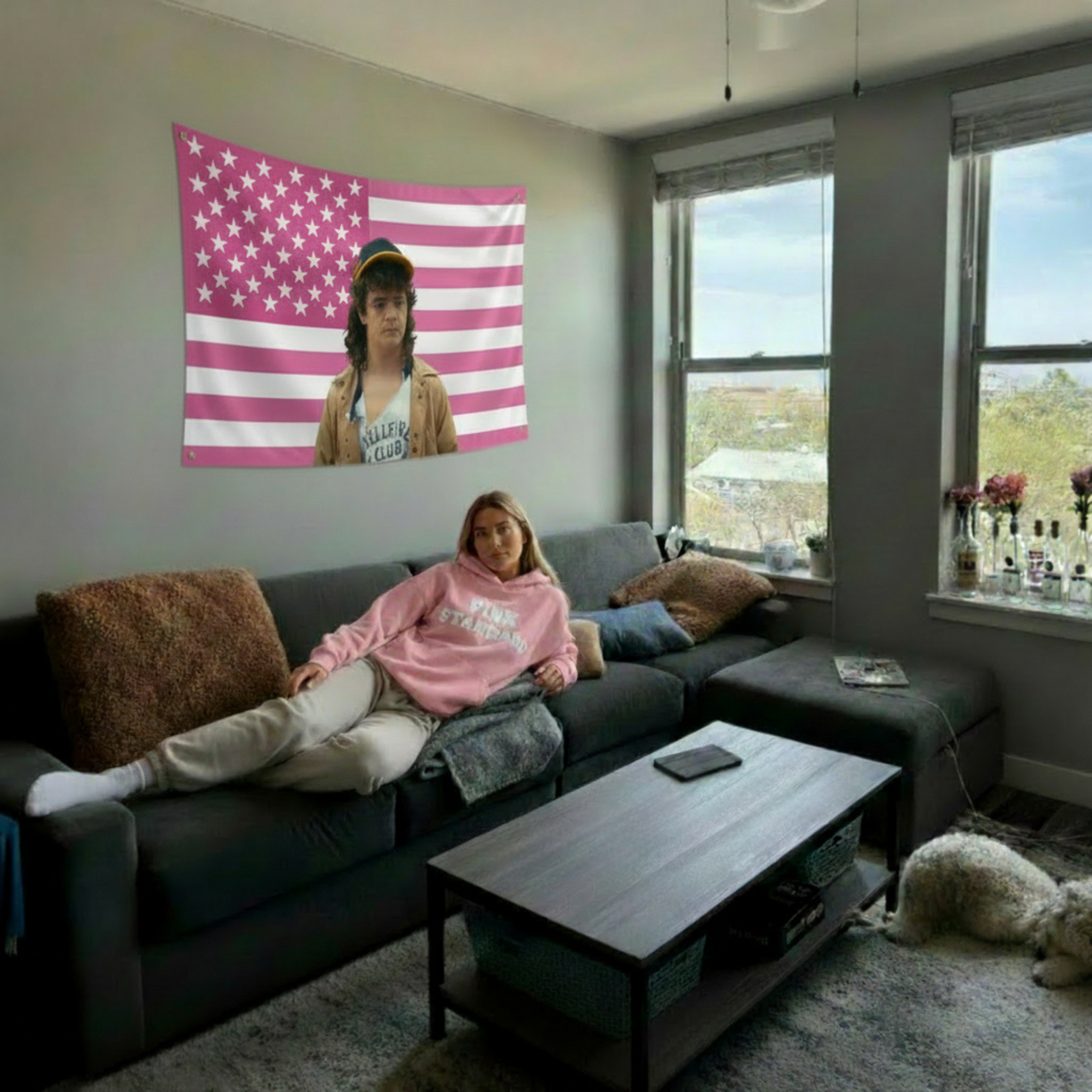 Stranger Things Dustin Henderson American Flag