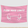Push Your Limits Pink Flag