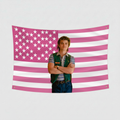 Steve Harrington Stranger Things Pink American Flag