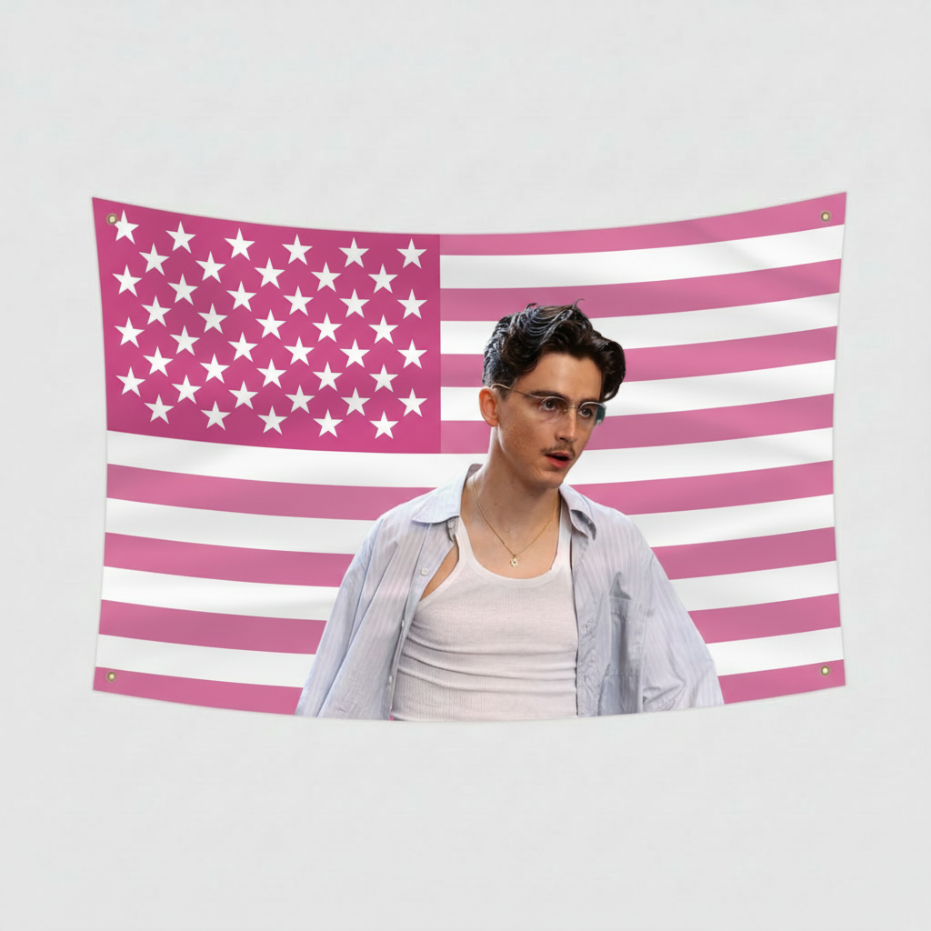 Timothée Chalamet Marty Supreme Pink American Flag