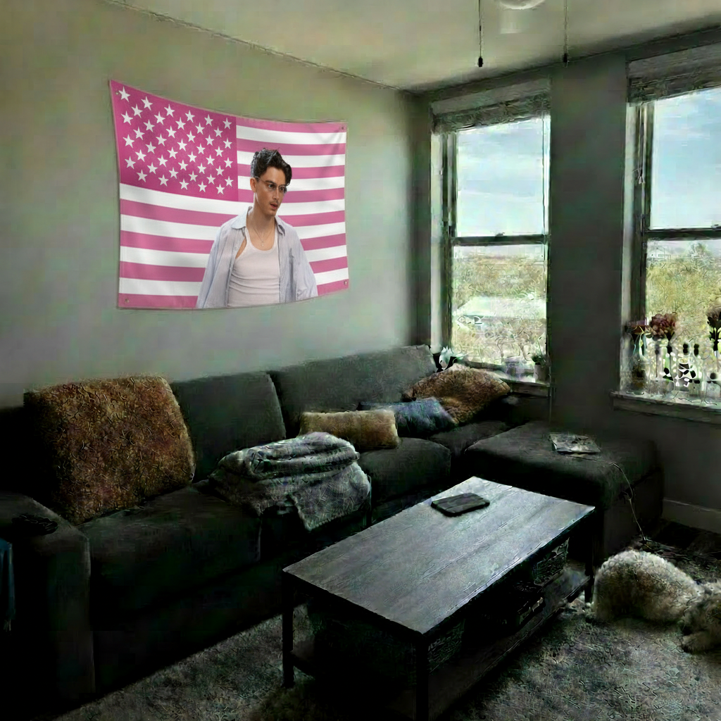 Timothée Chalamet Marty Supreme Pink American Flag