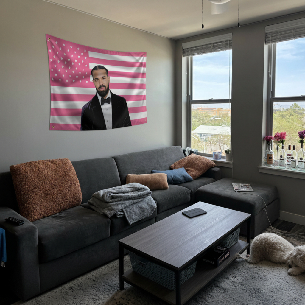 Drake Pink American Flag