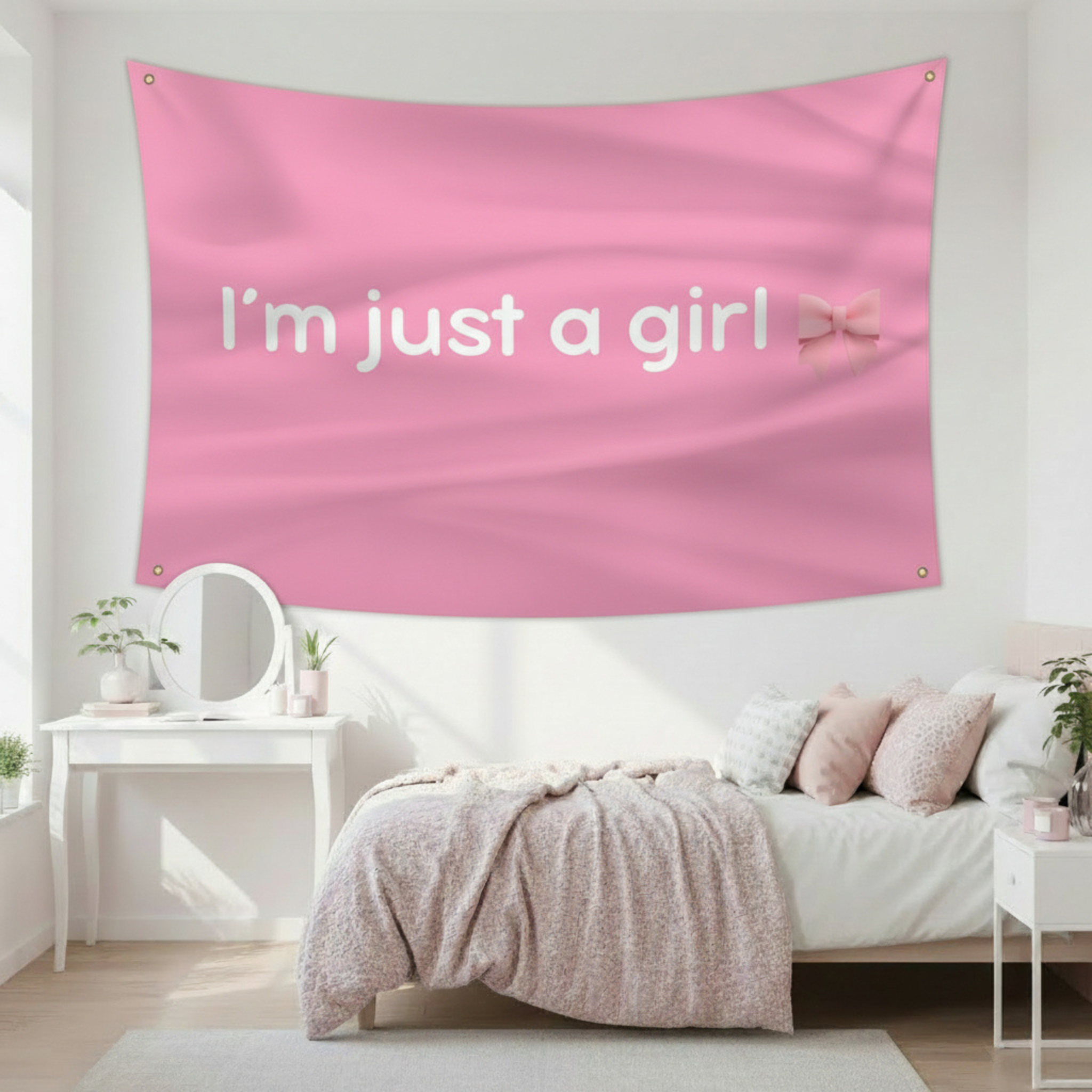 I'm Just a Girl Flag