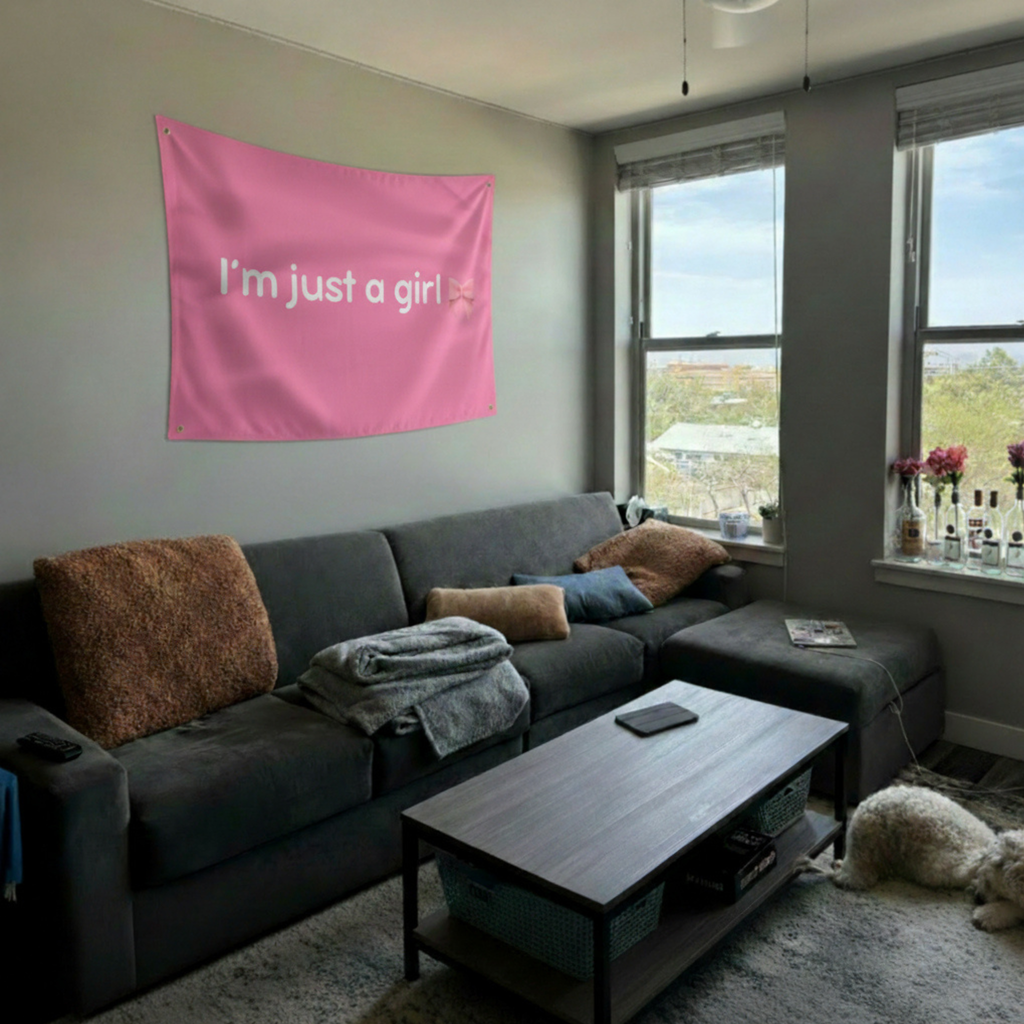 I'm Just a Girl Flag