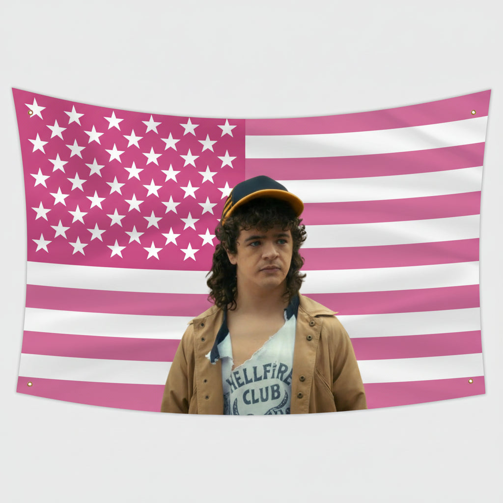 Stranger Things Dustin Henderson American Flag